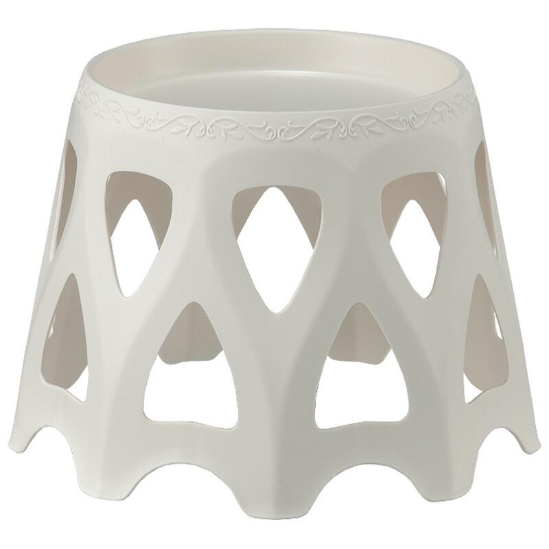 受皿のみ 30個 21型 ホワイト 受皿付きスタンド おしゃれ アップルウェアー タSD | 