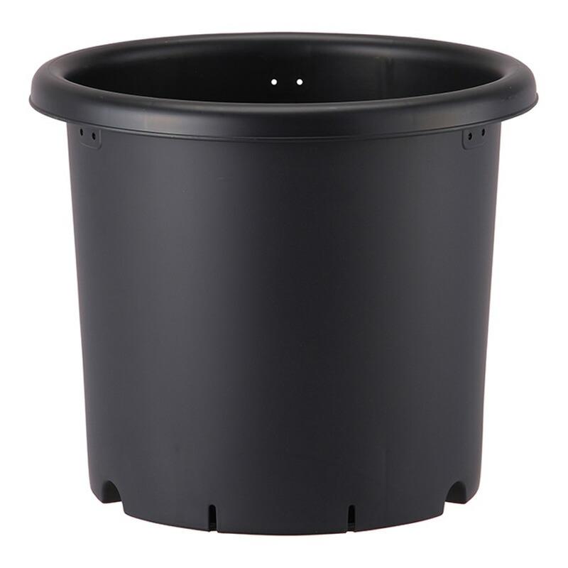 36個 8号 ブラック 菊鉢 ポット 鉢 おしゃれ アップルウェアー タSD | 