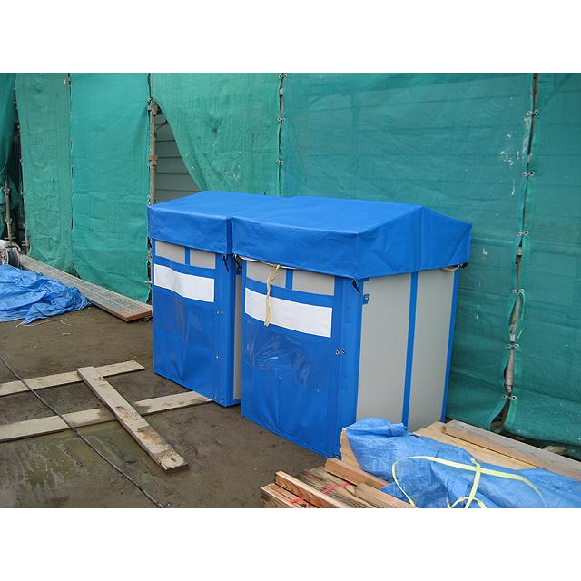 テクセル製 フレコンスタンド 建築廃材用 フタ付き 共B 代引不可 |  | 03