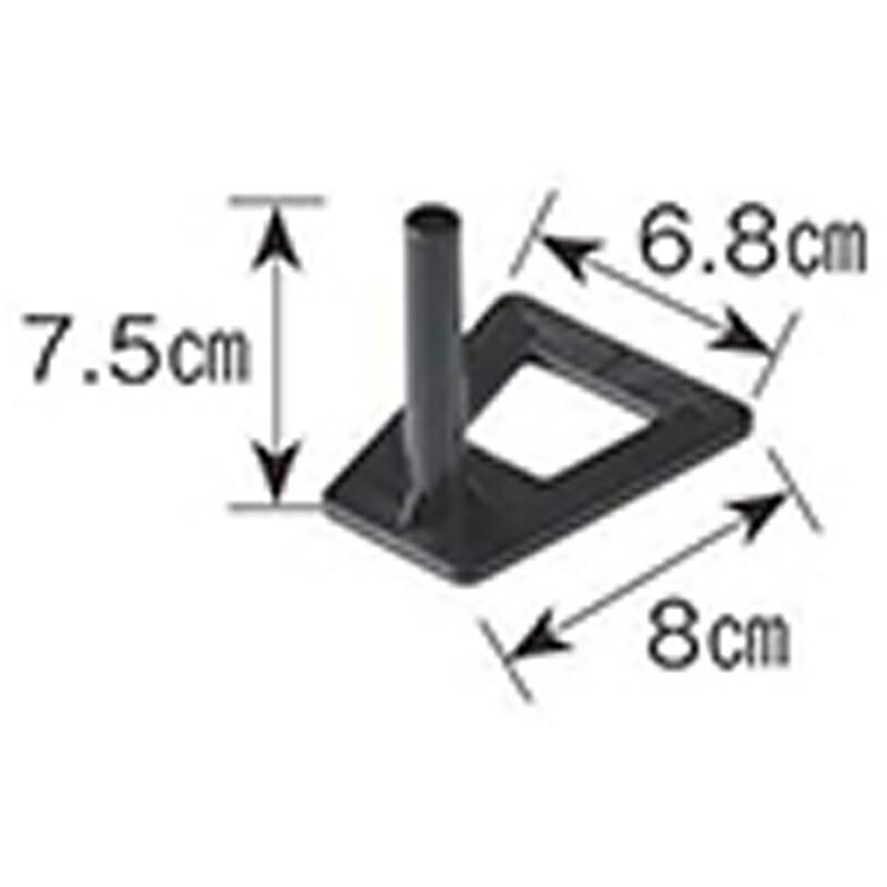 100個 6.8cm×8cm×H7.5cm 黒 TO スティックスタンド 東海化成 京G 代引不可 | 