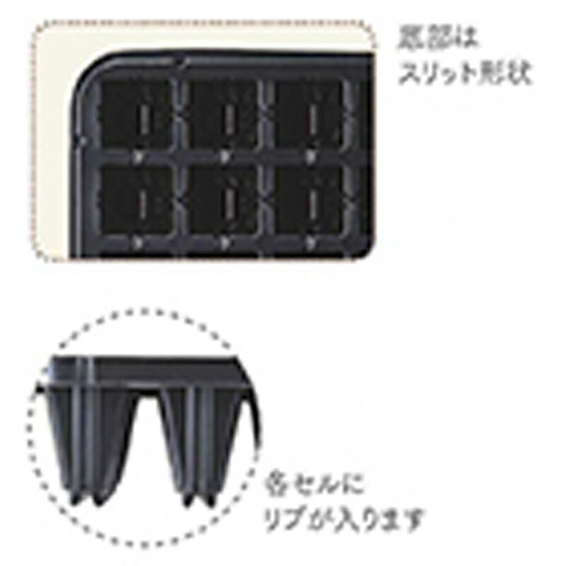 250個 38.5cm×57cm 黒 TO RL プラグトレー RL-40PT 東海化成 京G 代引不可 |  | 01