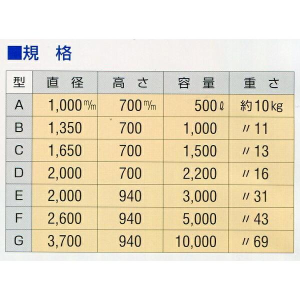 農業用 くみたてそう D型 2200L 45-18 組立式丸型容器 オレンジ 軽量 コンパクト 組立式 組み立て槽 組立槽 タンク 水槽 桶 容器 丸型 ナショナルマリン DZ |  | 02