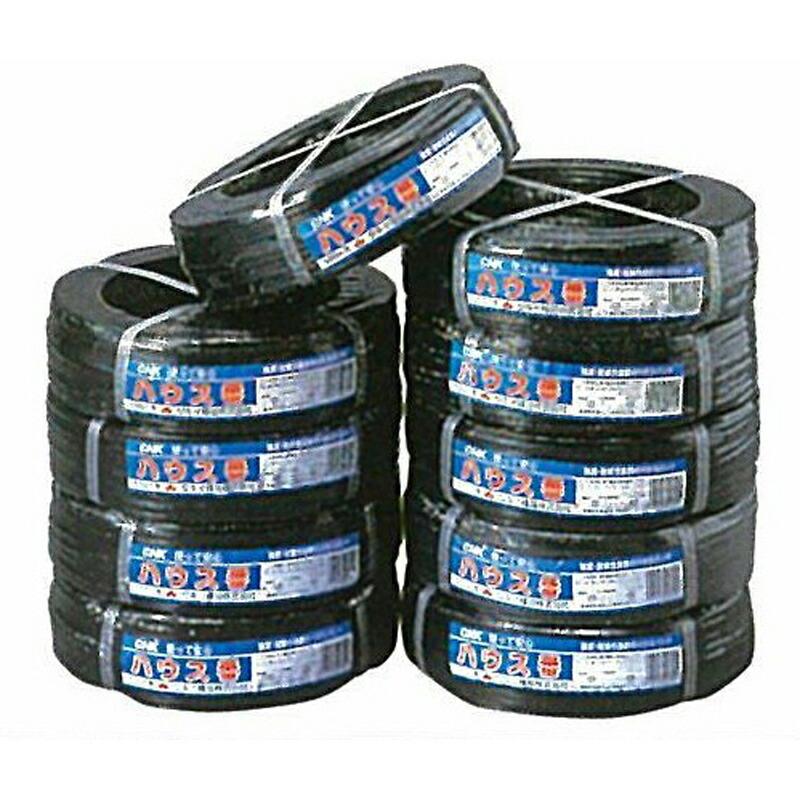 10個 タキイ ハウス番 黒 500m×10mm 23本×2芯 ビニールハウス 用 バンド タS 代引不可 | 