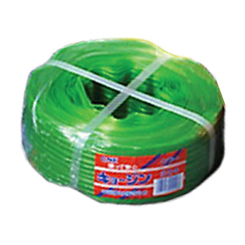 10個 キョージンバンド No.324 兼用 緑 500m×15mm 4本×3芯 中部農材 ビニールハウス 用 バンド タS D | 