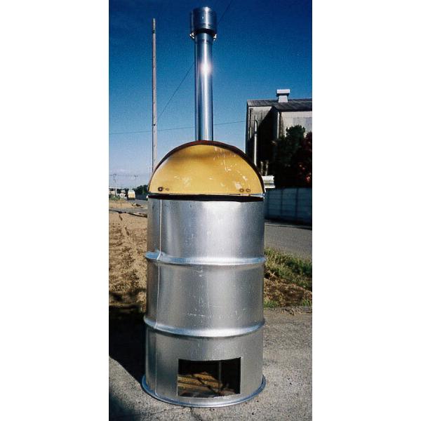 塗装有 シルバー ドラム缶焼却炉 煙突付 200L ドラム缶 焼却炉 塗装有 シルバー ドラム缶焼却炉 煙突付 200L ドラム缶 焼却炉