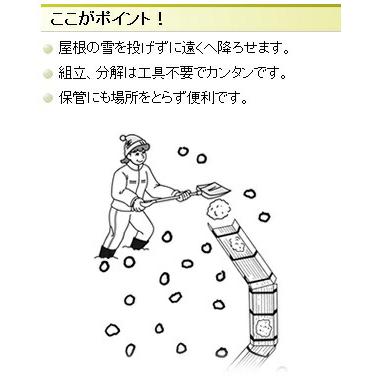 部品のみ 波板 滑り台 用 部品 雪おろし ワイド 63P ポリカーボネート製 金T DZ |  | 03