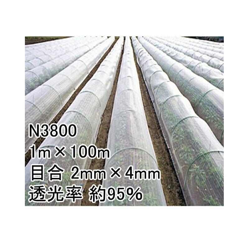 1m×100m ナチュラル 防虫サンサンネット N3800 ビニールハウス トンネル などに 防虫ネット 日本ワイドクロス タS 代引不可 | 