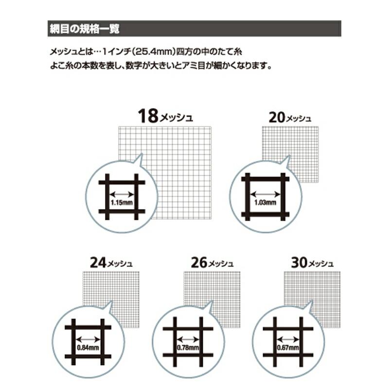 50本 クラウンネット 91cm×2m 24メッシュ ブラック 張り替え 用 網戸 イノベックス 北海道不可 個人宅配送不可 サT 代引不可 |  | 02
