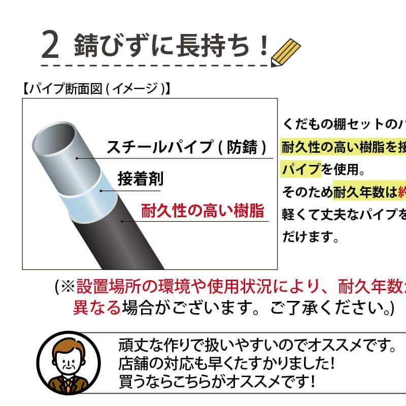 くだもの棚セット KT-M 幅120cm×奥行180cm 第一ビニール 藤棚 バーゴラ ぶどう棚 第B DZ |  | 04