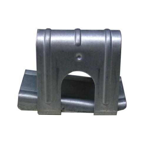 10個 角バンド 直径25×25mm パイプを直交 (十字) に固定 ビニールハウス 固定部品 シN DZ | SHINSEI