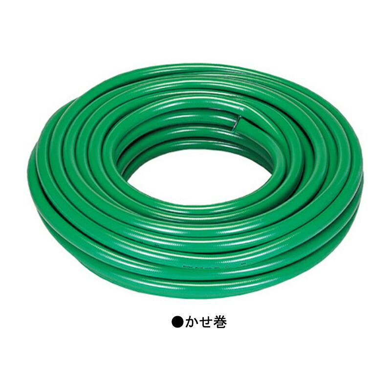 50m×6個 園芸用耐圧 ホース グリーン 内径 15mm×外径 20mm 中部ビニール カ施 代引不可 |  | 02