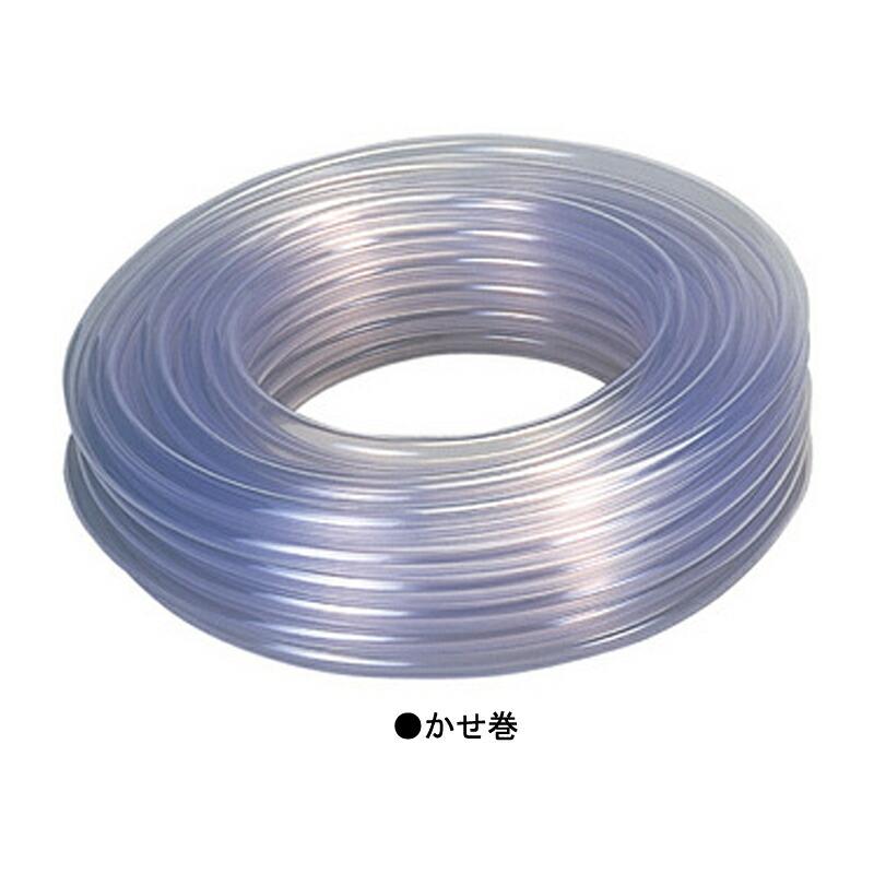 100m×18個 透明ビニール ホース 透明 内径 7mm×外径 9mm 中部ビニール カ施 代引不可 |  | 02