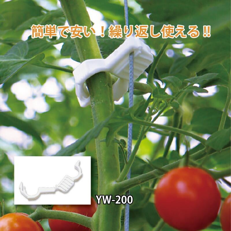 ゆーいんキャッチ ゆういんキャッチ 200個 YW-200 シーム トマト ナス メロン 誘引 タS DZ | 