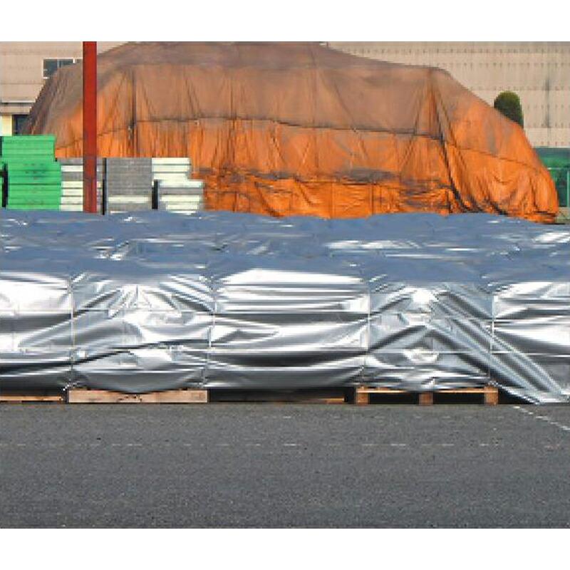 ブルーシート #4000 エコサーティシートUV 5.4×5.4 m シルバー 萩原工業製 国産日本製 ツ化D |  | 03
