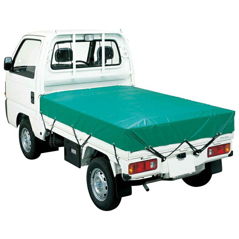 4枚 2号 小型トラック PPソフトトラックシート 2.3×3.5 m グリーン 萩原工業製 国産日本製 ツ化 代引不可 |  | 03