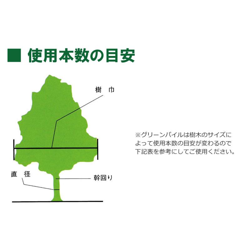 グリーンパイル ミニ 75本入 業務用 打込み肥料 肥料 栄養 養分 活力剤 樹木 庭木 植木 果樹 園芸 ガーデニング 人気 おすすめ ジェイカムアグリ タS DZ |  | 09