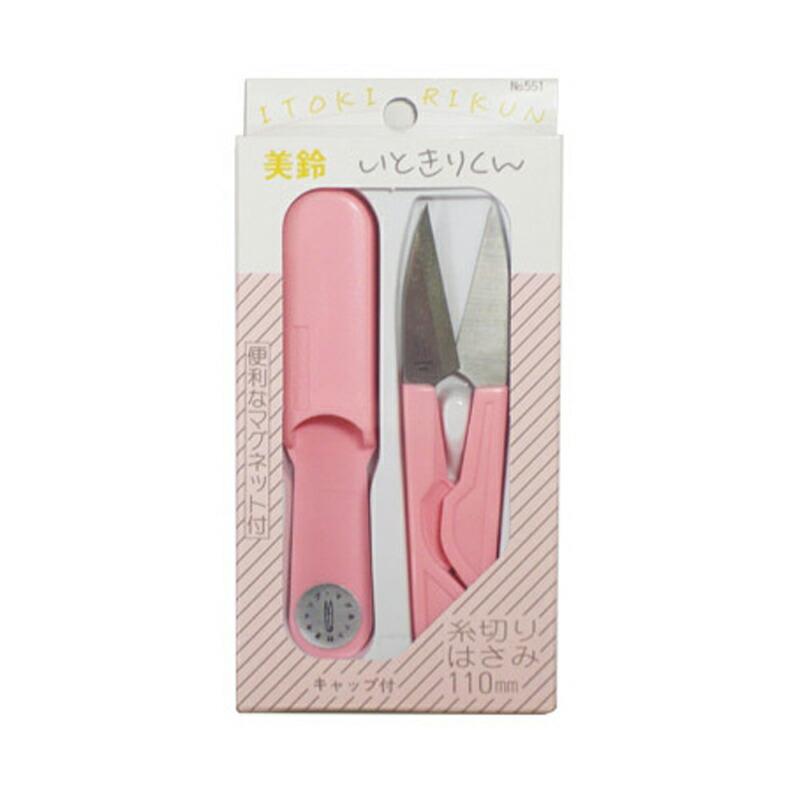 いときりくん ピンク 110mm No.551 美鈴ハサミ 三冨D |  | 01