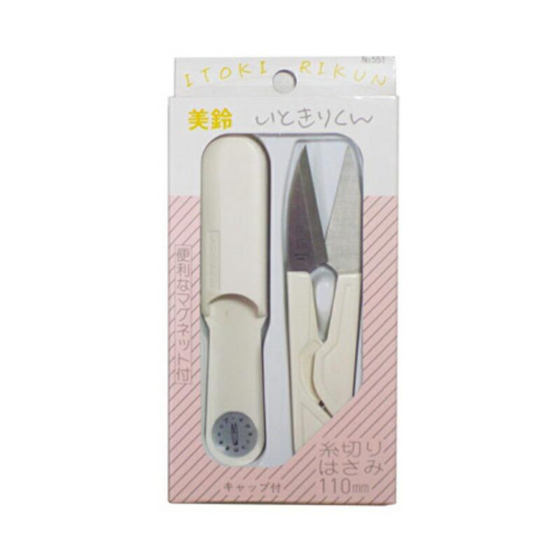 いときりくん ホワイト 110mm No.551 美鈴ハサミ 三冨D |  | 01