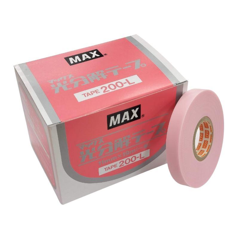 1箱×10巻入 200-L 光分解 テープ マックステープナー 用の 替え テープ MAX マックス 200L カ施 DZ | 