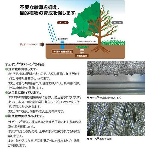 個人宅配送不可 防草シート ザバーン 240 グリーン 幅1m×長さ30m グリーンフィールド 共B 代引不可 |  | 01