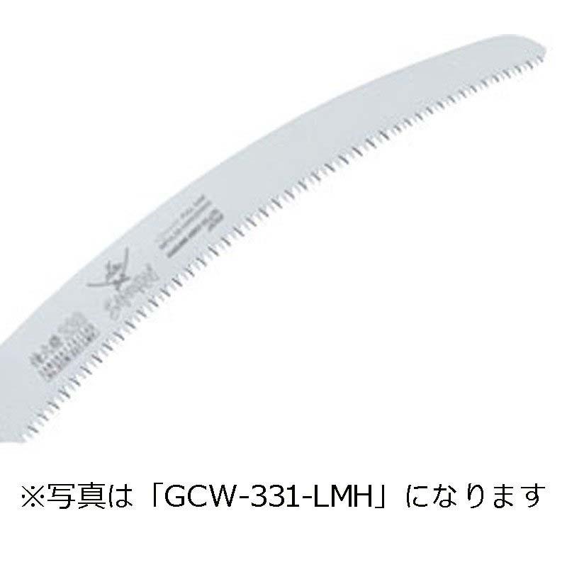 替刃のみ SAMURAI 鋸 侍大将用 替刃 GCW-301-LMH 曲刃タイプ 荒目〜中目 刃長 300mm ピッチ 4.0mm サムライノコギリ のこぎり 剪定 三冨D | 