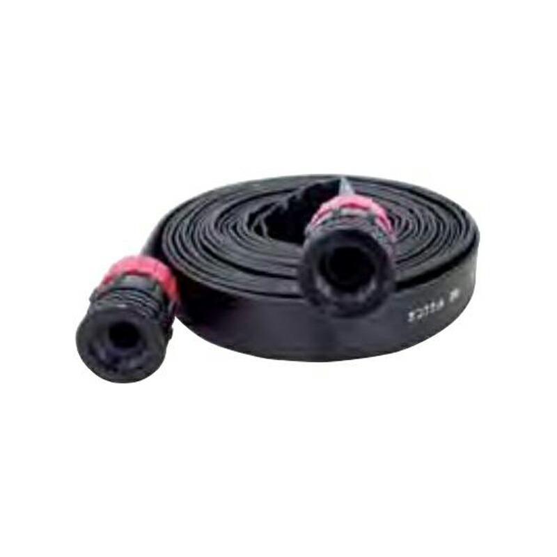 サンフラットホース ユニカップラー付 UH25-10 口径25mm 長さ10m 潅水用品のサンホープ カ施 個人宅配送不可 代引不可 | 