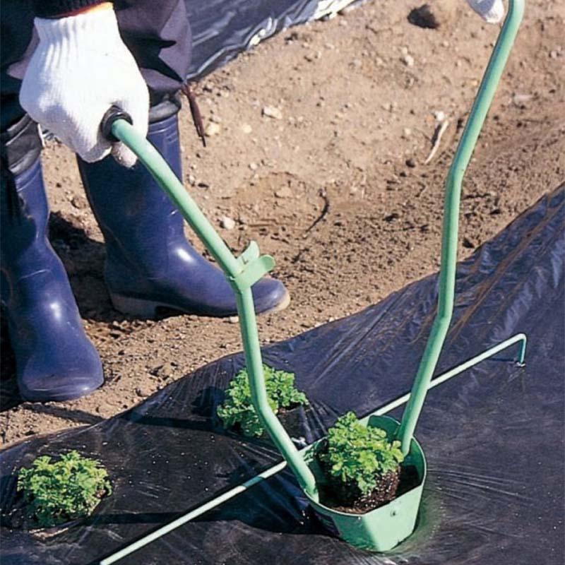 ハラックス ウエラック UR-90 万能移植器 本体ステンレス製 マルチ穴あけ 苗の移植機 HARAX 防J 代引不可 | HARAX | 01