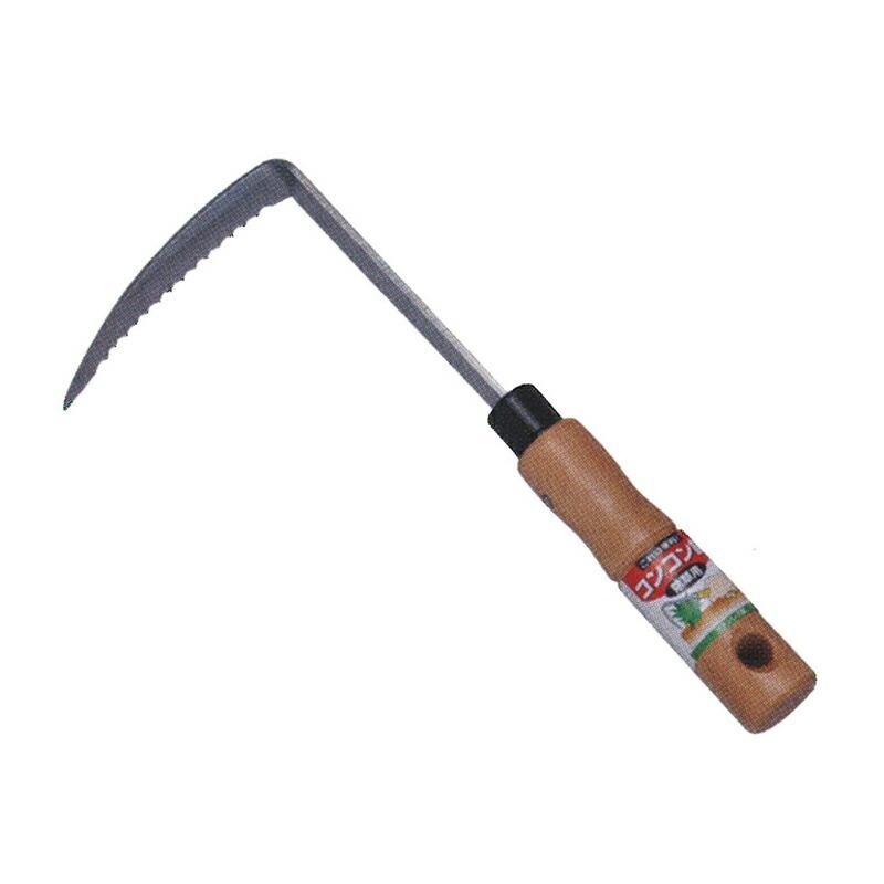 磯次郎 コンコン鎌 ステンレス鋼 全長255mm 刃長105mm DK-689 ドウカン 道灌 三冨D | 