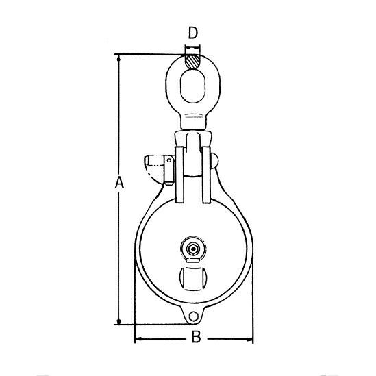 ヤーディングブロック 首廻りオーフ型 YBO150×1 1車 車径150mm 耐荷重 2t 溝幅19mm 全長365mm 全幅176mm スリーエッチ HHH 代引不可 |  | 01