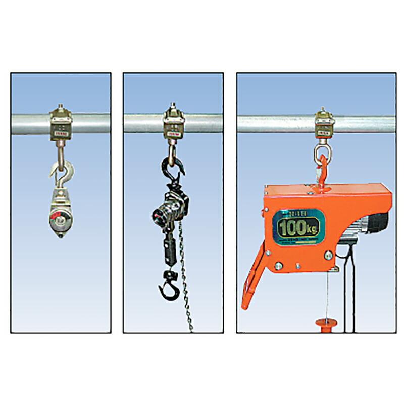 単管 に設置できる パイプハンガー オーフ型 PHO 使用荷重 350kg 42.7 mm から 48.6 mm 用 スリーエッチ HHH 代引不可 |  | 01
