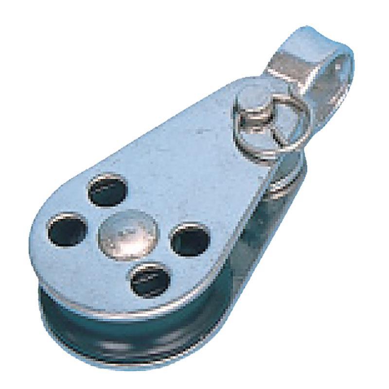 サンマブロック・ステンレス滑車 プーリーブロック 吊り下げ型 PS25 車径 25 mm 最大荷重 20 kg 全長A 60 mm 溝巾 7 mm スリーエッチ HHH 代引不可 | 