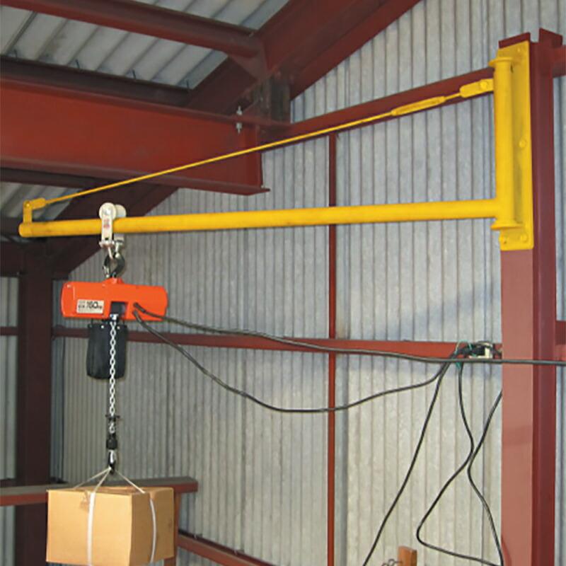 パイプジブクレーン PJ1000 トロリー可動 1.0 m 最大使用荷重 150 kg (ホイストは別売りです) スリーエッチ HHH 代引不可 | 