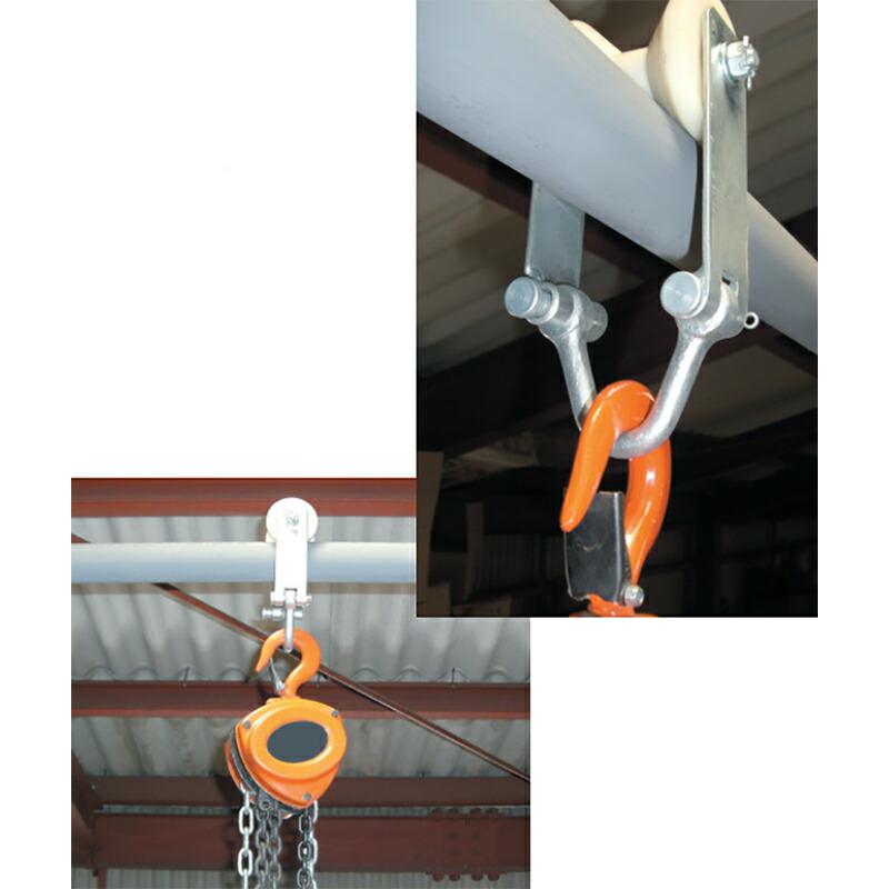 パイプトロリー PR250 使用荷重 250 kg 全長 180 mm スリーエッチ HHH 代引不可 |  | 01