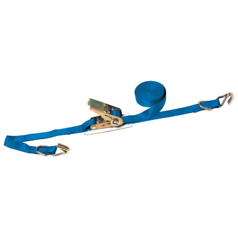 ベルト荷締機(ラチェット式) Pシリーズ PB25J ベルト巾 25 mm 先端 J金具Dリング付 スリーエッチ HHH 代引不可 | 