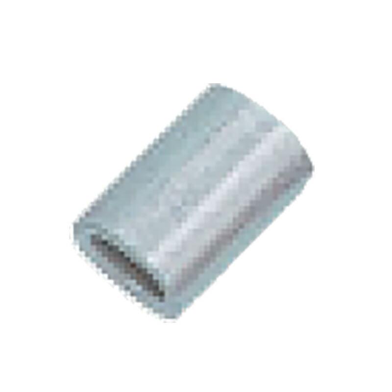 100個入 アルミクランプ管 AL1.5 適用ワイヤー径 1.5 mm A 3 mm B 4.9 mm スリーエッチ HHH 代引不可 | 