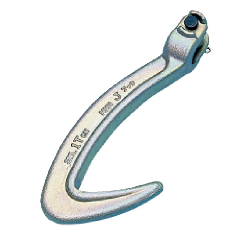 吊具 J フック J1ton 使用荷重 1 ton 材質 SCM435 mm 全長 176 mm 幅 80 mm ピン径 7 mm 厚さ 36 mm スリーエッチ HHH 代引不可 | 