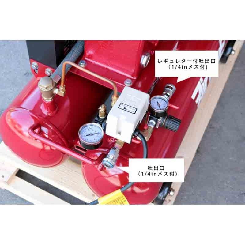 大型ピストン2シリンダーエアーコンプレッサー SP-2200 ツインタンク