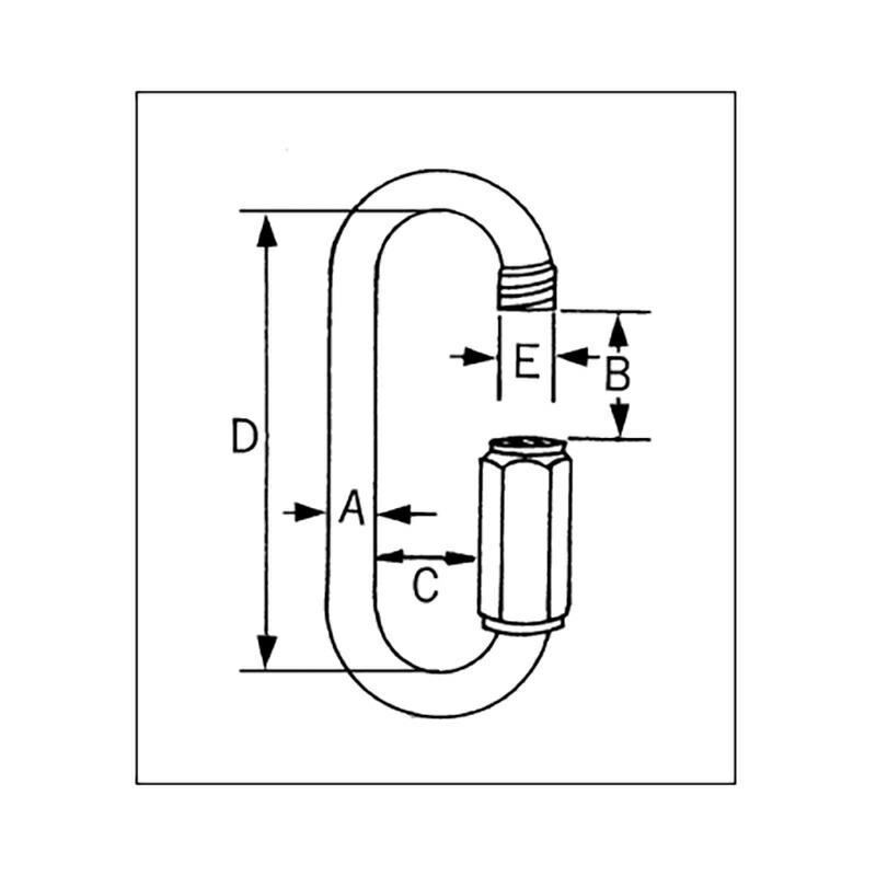 吊具 リングキャッチ LCS LCS10 使用荷重 700 kg A 10 mm B 13 mm C 20 mm D 69 mm スリーエッチ HHH 代引不可 |  | 01