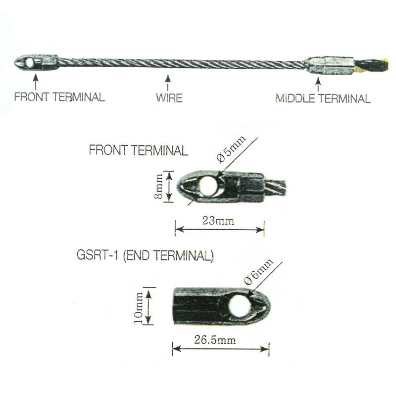 通線・入線専用ワイヤー 撚線数 2 本 全長 30 m ロッド径 5.3 mm 最大荷重 250 kg シM H｜plusys｜02