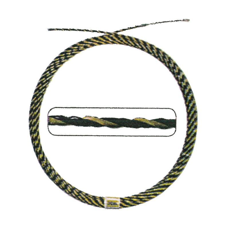 通線・入線専用ワイヤー 撚線数 3 本 全長 7 m ロッド径 6.3 mm 最大荷重 350 kg シM H | 