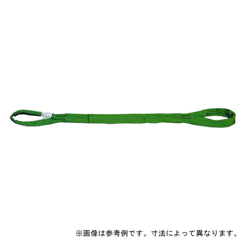 吊具 ラウンドスリング HE型 (両アイタイプ) 0.5t用 灰色 長さ L 1 m 使用荷重(ストレート吊の場合) 500 kg以上 A 350 mm W 55 mm スリーエッチ HHH 代引不可 | 