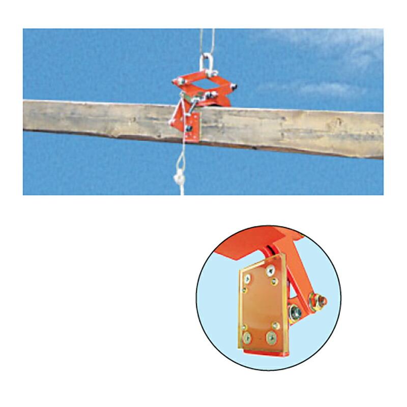 木材クランプ MO130 特殊ウレタン装着 片側スパイク取付 A 215-285 mm B 163-300 mm C 393-202 mm D 0-130 mm E 12 mm スリーエッチ HHH 代引不可 |  | 01