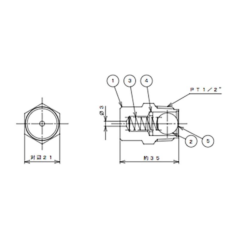 高耐久 金属 農業用 オートドレーンバルブ 自動排水弁 残液処理弁 ADV-15 サイズ PT1/2 ヤンマーアグリジャパン 防J 個人宅配送不可 代引不可 |  | 01