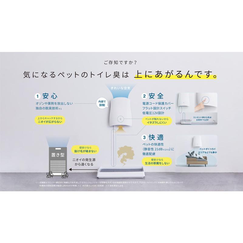 サンスター 除菌脱臭機 光触媒 QAIS-air-04A1J 295×369×83 簡単取付 フィルター交換不要 SUNSTAR 代引不可 |  | 01