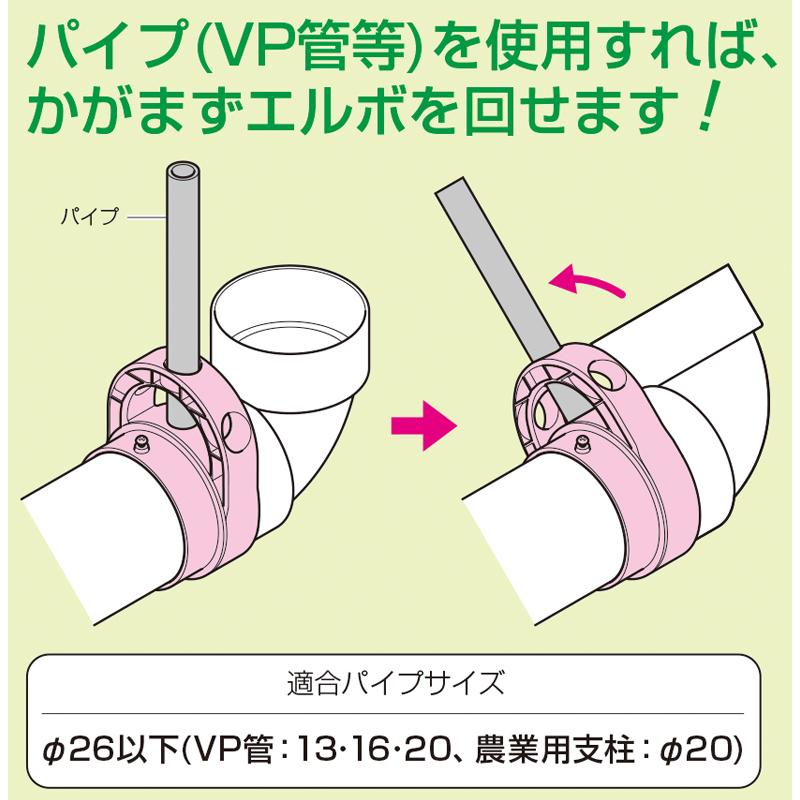 水田水管理 回転アダプター AGST-AR100 エルボ 角度調整 補助 水口 調整 稲作 未来工業 D |  | 01