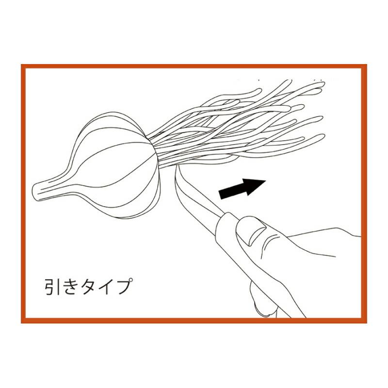 にんにく 根の切り落とし 皮削ぎ にんにく包丁 小 下から引いて切るタイプ No.804 刃長サイズ 36 mm 全長サイズ 155 mm 吉岡刃物 三冨D |  | 01
