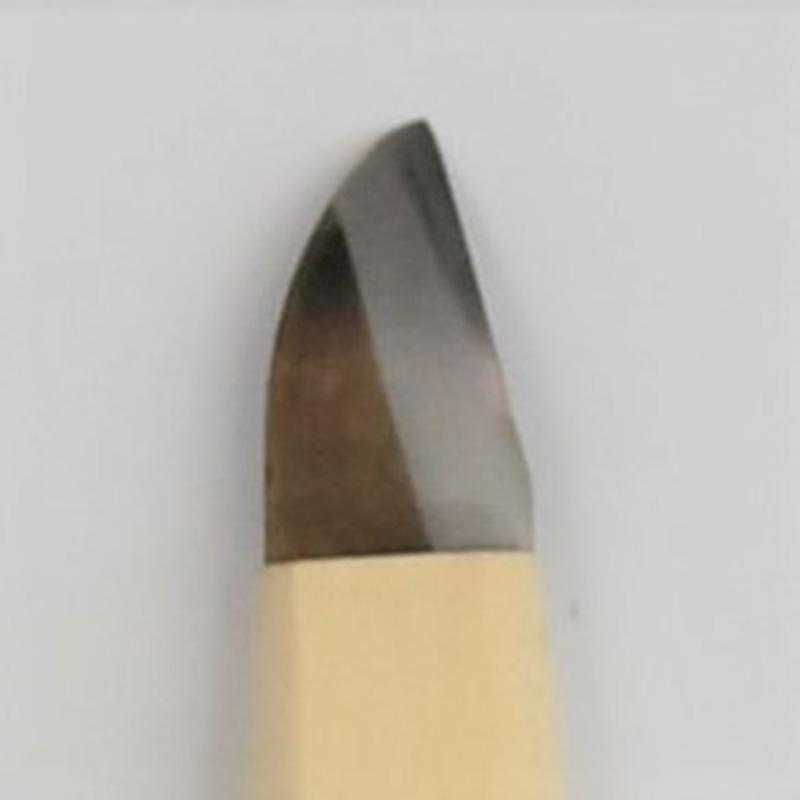 にんにく 根の切り落とし 皮削ぎ にんにく包丁 小 下から引いて切るタイプ No.804 刃長サイズ 36 mm 全長サイズ 155 mm 吉岡刃物 三冨D |  | 02