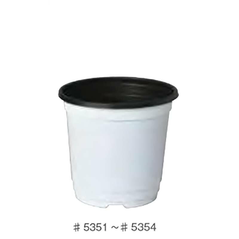 2700個 #5351 BNポット 90 白 上径90mm 底径65mm 高さ84mm 園芸 プラスチックポット 鉢 明和 代引不可 | 