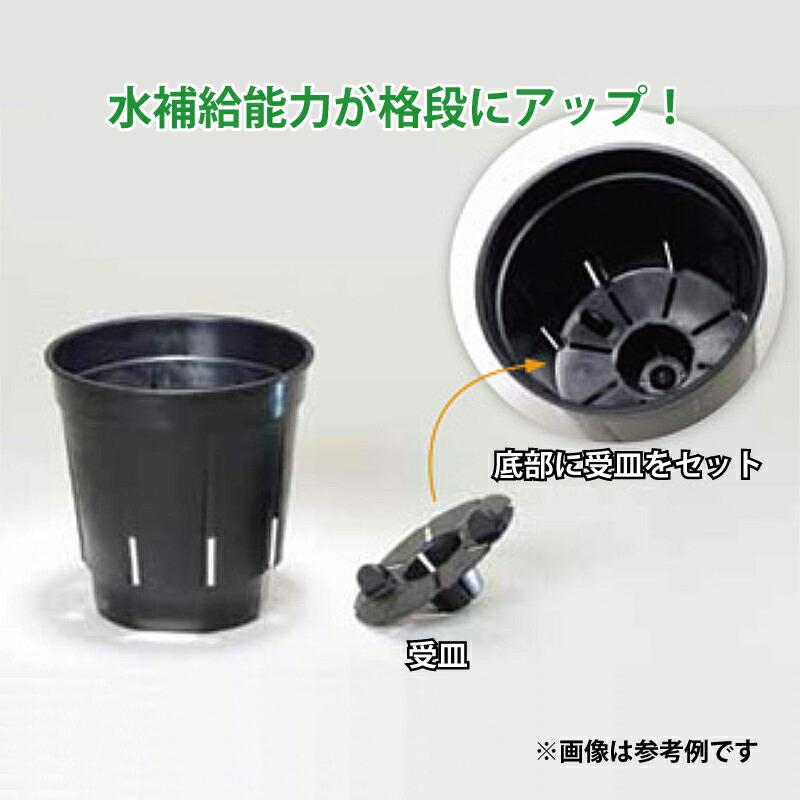 200個 #1351 EASY CARE 150 黒 外径90mm 高さ150mm 水やり簡単 水はけの良いスリット仕様 プラスチックポット 鉢 明和 代引不可（Yahoo!・農業用品販売のプラスワイズ）