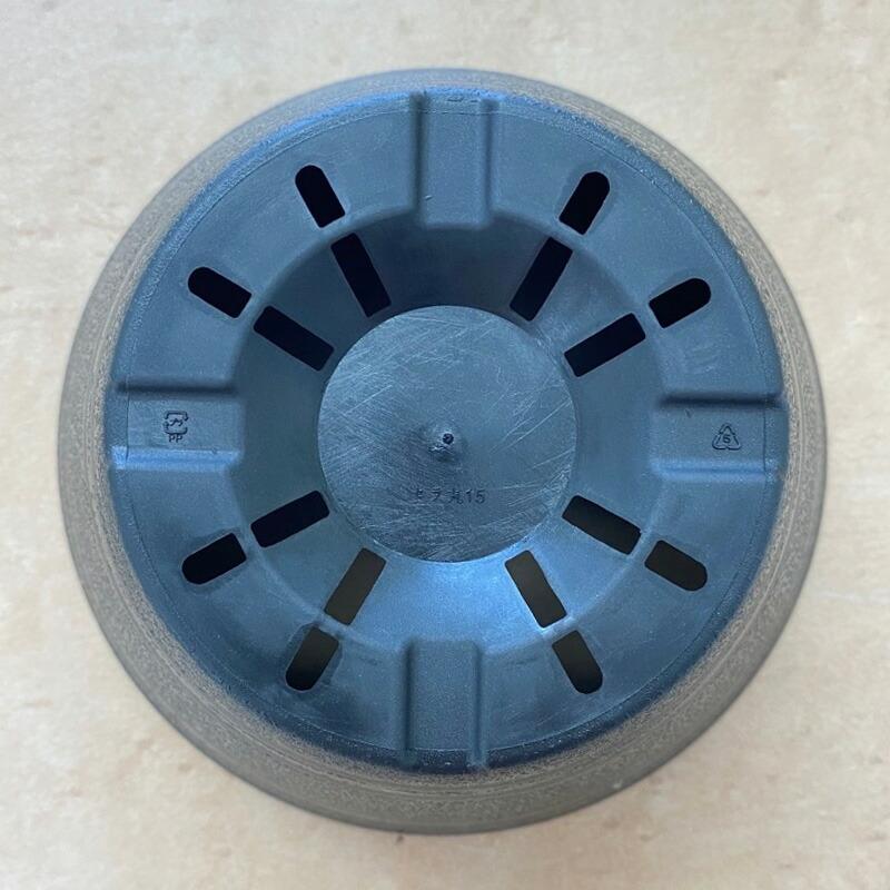 360個 #1457 プラスチックポット セラアート 平鉢 15号 黒 外径149mm 高さ74mm 鉢 明和 代引不可 |  | 02
